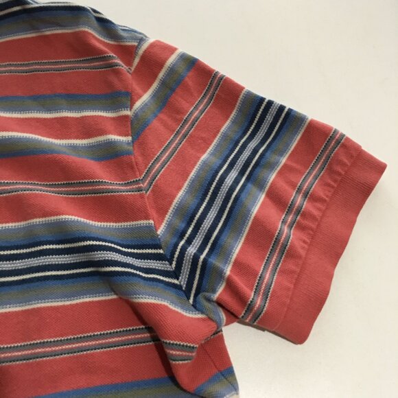 Polo Ralph Lauren Mens Large Short Sleeve Polo Shirt Striped - Picture 4 of 8
